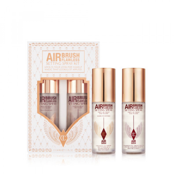 Charlotte Tilbury Airbrush Flawless Setting Spray Duo Kit (34ml) (Limited Edt)